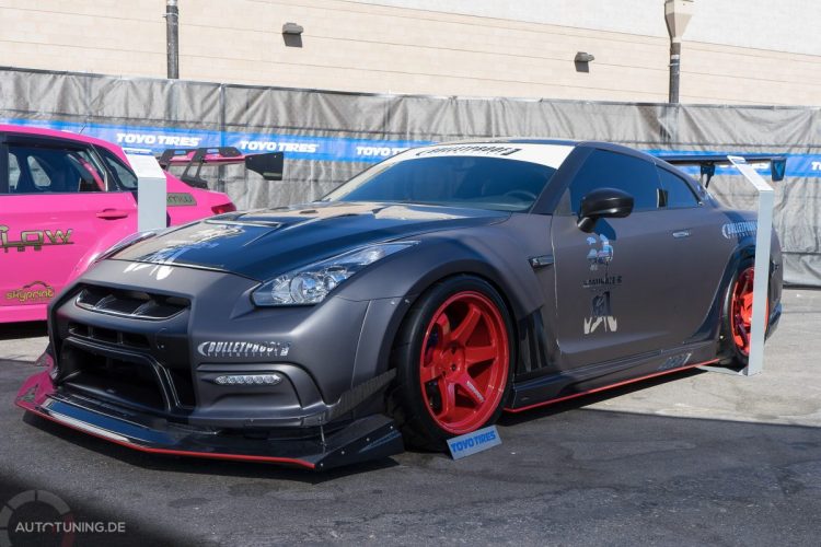 Auffälliger als ein Nismo: Dieser Nissan GT-R von Bulletproof Automotive stand ebenfalls auf der SEMA Las Vegas 2014