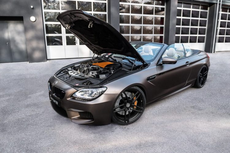 Ein Blick unter die Haube des BMW M6 Cabriolet von G-Power