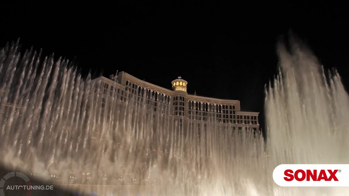 Wasserspiele des Bellagio Hotel in Las Vegas.
